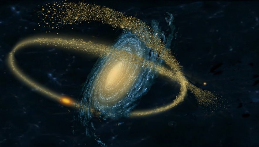 histoire galaxie flux stellaires