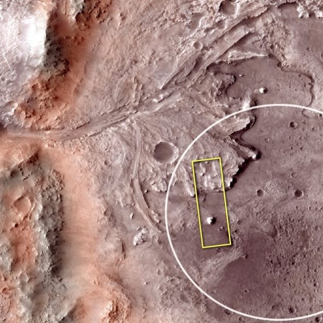 cratere jezero mars mission nasa eau 2020 rover