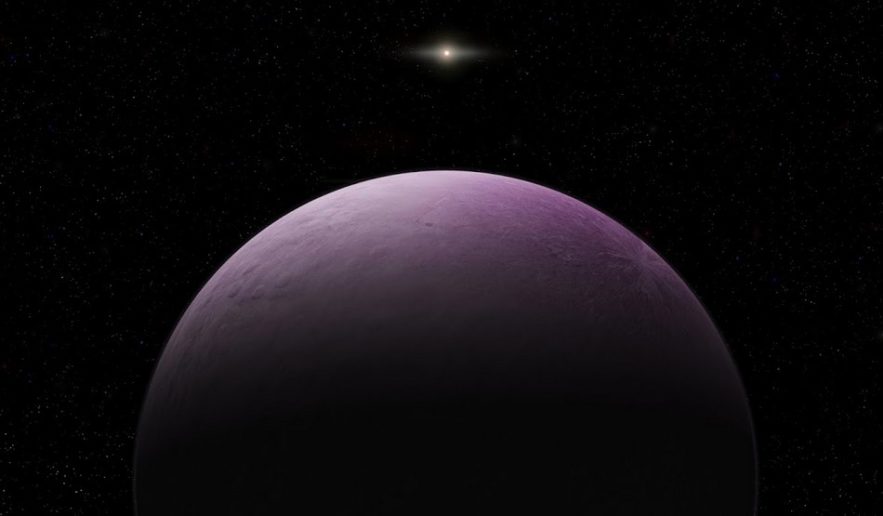 distance systeme solaire planete naine decouverte 2018vg18 lointain ua unite astronomique