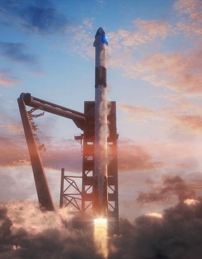 nasa SpaceX falcon9 crewdragon