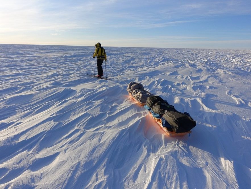 traversee antarctique glace froid treck randonnee preparation condition physique avoine survie
