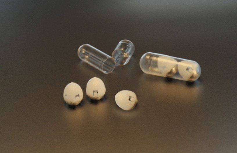 minuscules capsules medicaments insuline aiguille intestin estomac