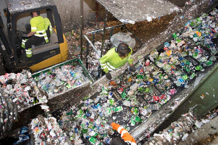 recyclage bouteilles plastique norvege