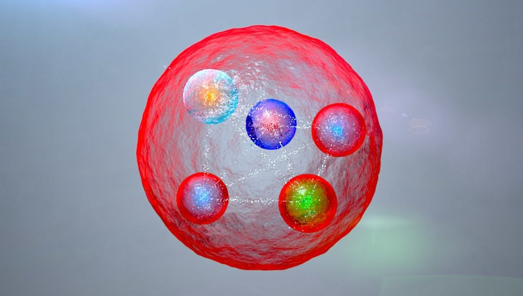 nouvelle particule 5 quarks pentaquark decouverte lhc