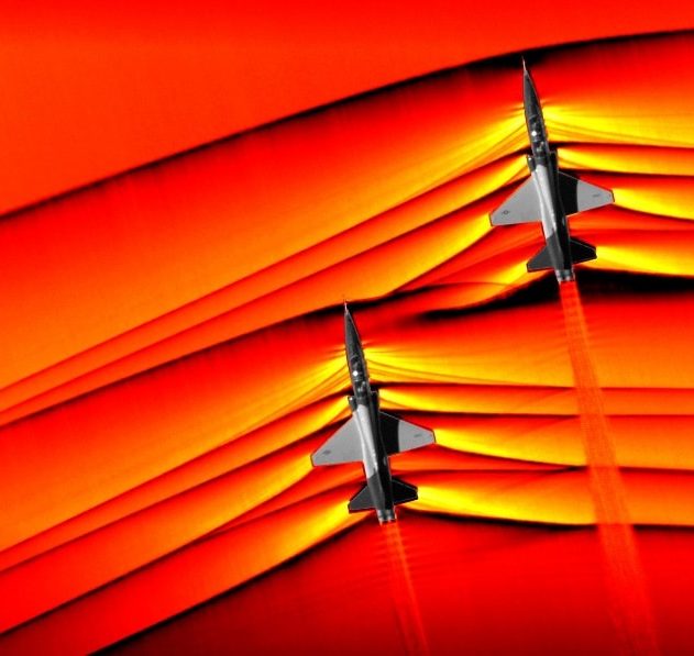 ondes interaction avions supersoniques