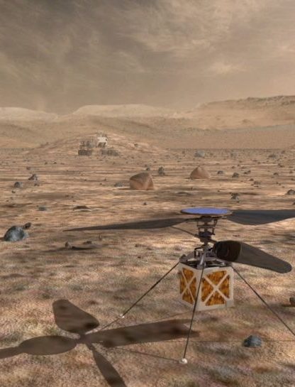 projet helicoptere mars