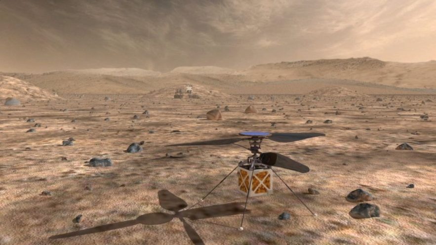 projet helicoptere mars