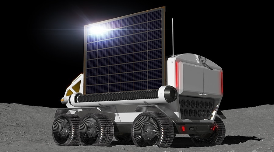 rover panneaux solaires