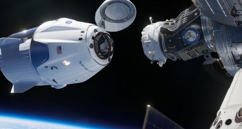 station spatiale internationale elon musk nasa spacex crew dragon