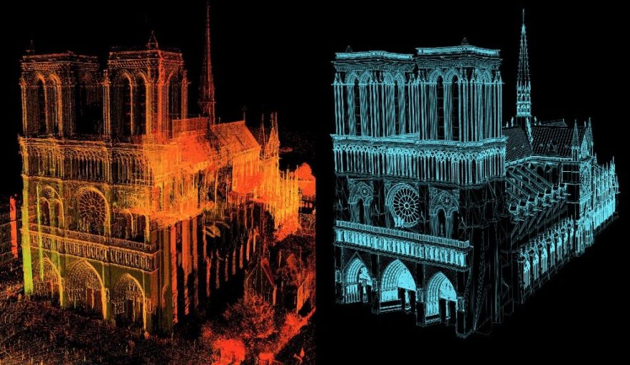 scans 3d cathedrale