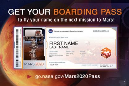 nasa boarding pass