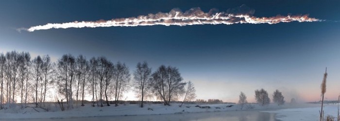 meteorie explosion ciel russie