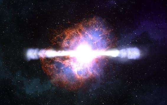 sursaut gamma supernova