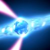 vue artiste laser phonons levitation particule