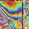 carte difference avant apres seismes californie