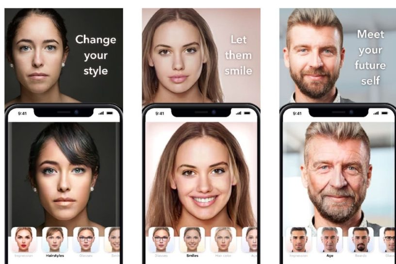 faceapp donnees personnelles