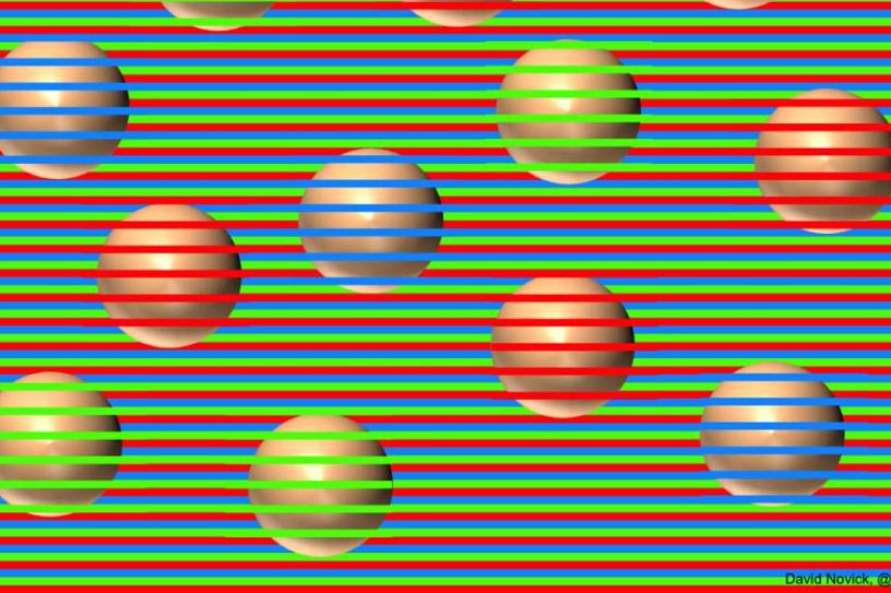 illusion confetti spheres couleurs