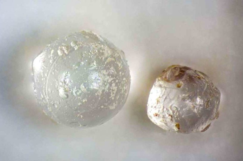 anciennes perles cosmiques traces impact asteroide