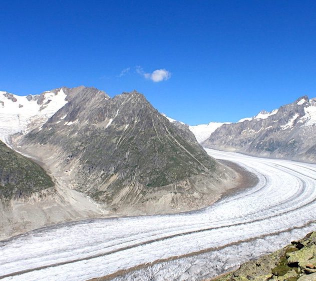 glaciers suisses fonte hausses temperatures aletsch