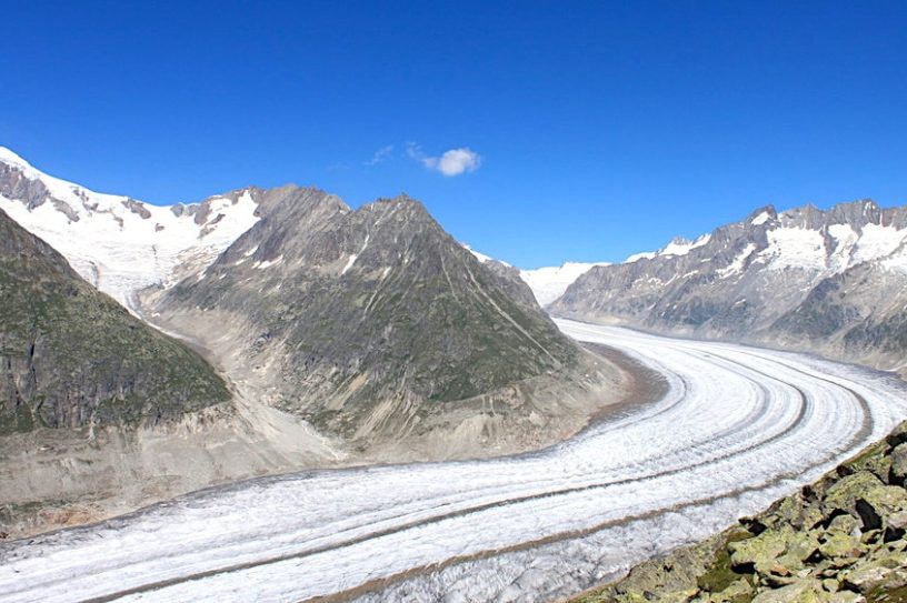glaciers suisses fonte hausses temperatures aletsch