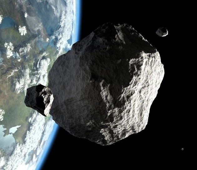 trois asteroides
