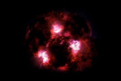 galaxie monstre galactique univers primitif formation etoiles
