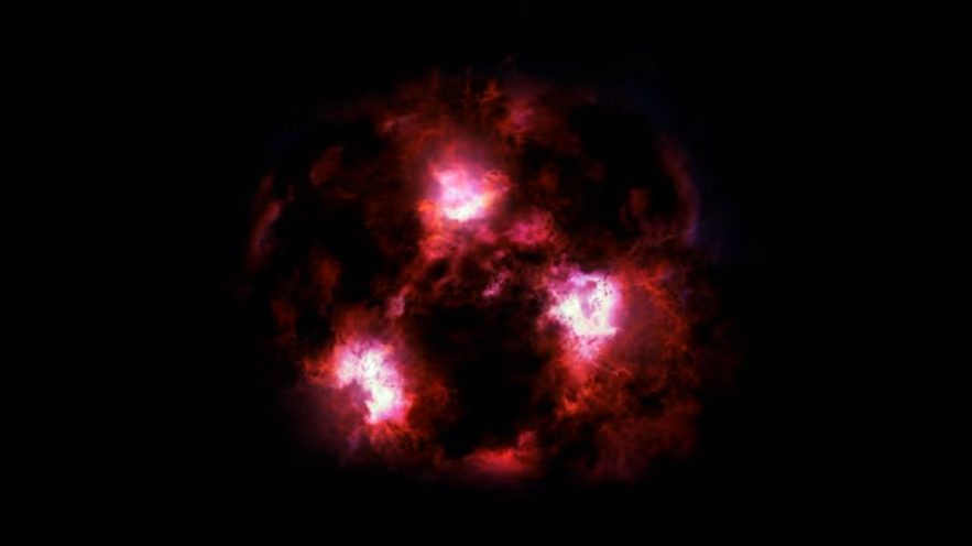 galaxie monstre galactique univers primitif formation etoiles