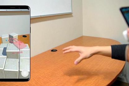 portal-ble systeme realite augmentee smartphone interaction objets virtuels
