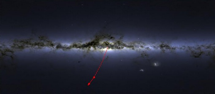 etoile centre galactique trou noir supermassif