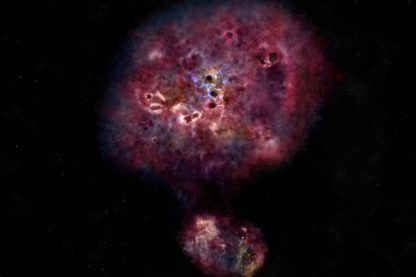 galaxie formation etoiles univers primitif jeune big bang massif massive