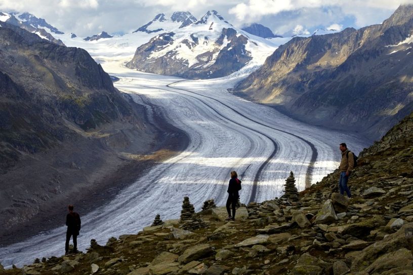 glacier suisse rechauffement changement climatique climat