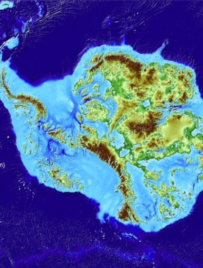 terres profondes antarctique carte