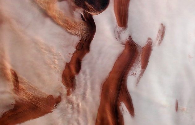 mars pole nord glace