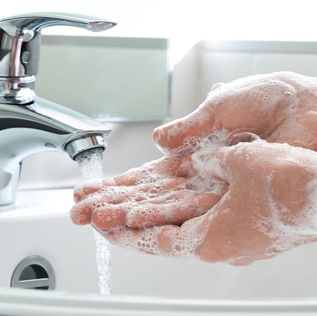 lavage mains