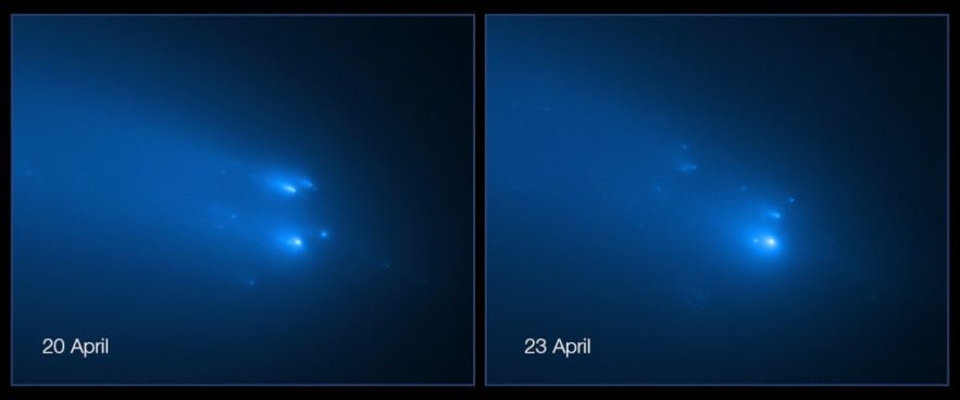 fragmentation comète ATLAS