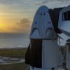 astronaute nasa lancement falcon 9 fusée spacex