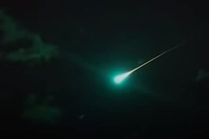 boule de feu meteorite australie bleue