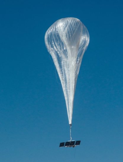 ballons stratosphériques connexion Internet