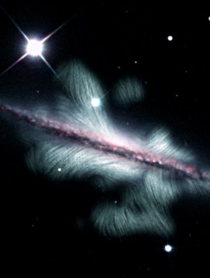 champ magnetique galaxie