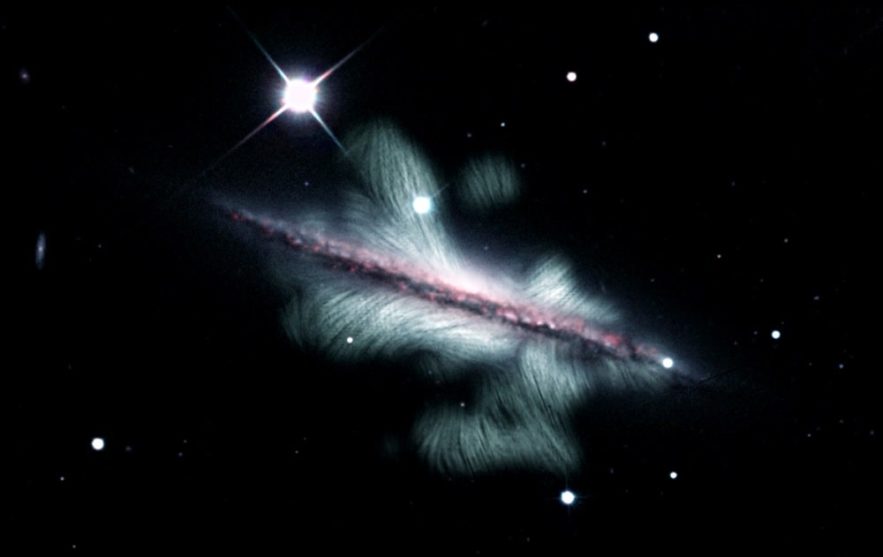 champ magnetique galaxie