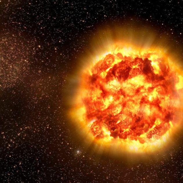 supernova cause extinction massive