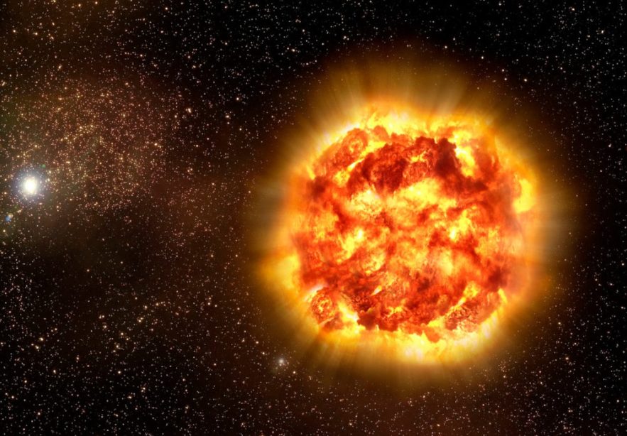 supernova cause extinction massive