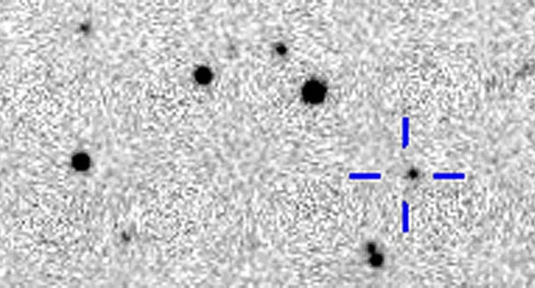 découverte astéroïde 2020 QU6 image télescope