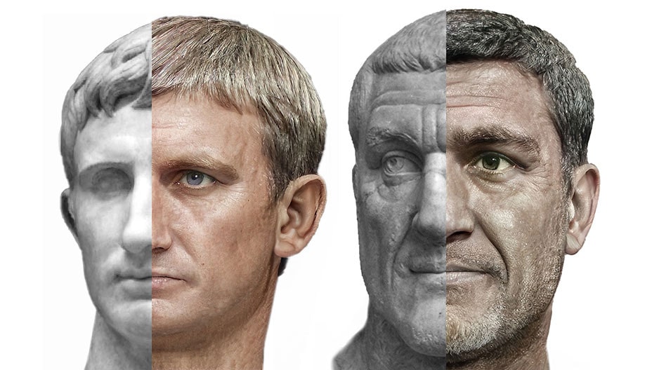 portraits empereurs romains intelligence artificielle
