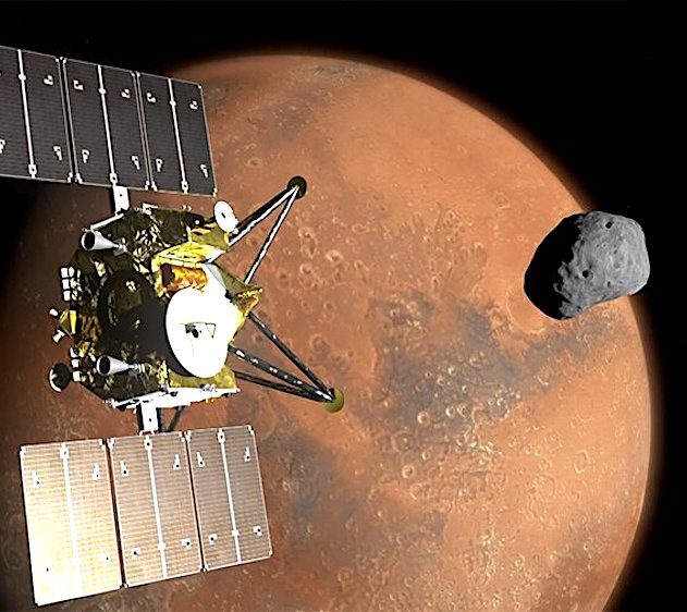 vaisseau martian moons exploration images 4k mars lunes