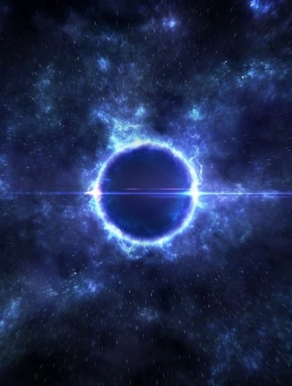 mini univers fractal existe dans hypothétiques trous noirs chargés