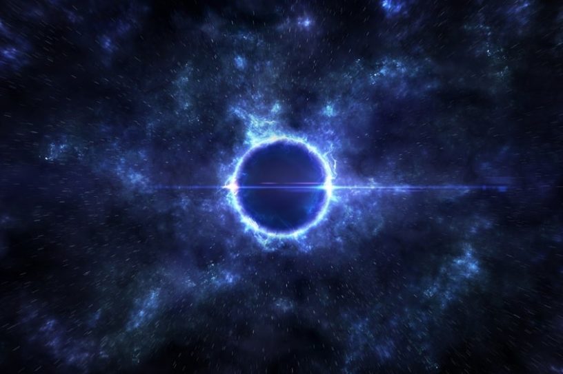 mini univers fractal existe dans hypothétiques trous noirs chargés