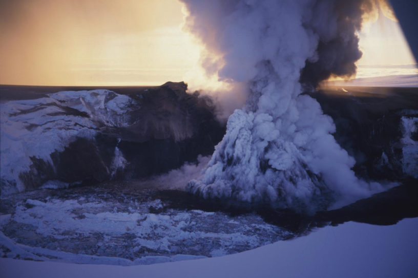 signes précurseurs éruption volcan islande grimsvotn
