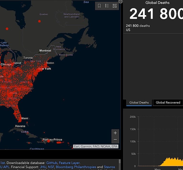 covid etats-unis enregistrent plus 200000 cas 24 heures