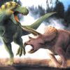 fossile t-rex triceratops bataille revele public